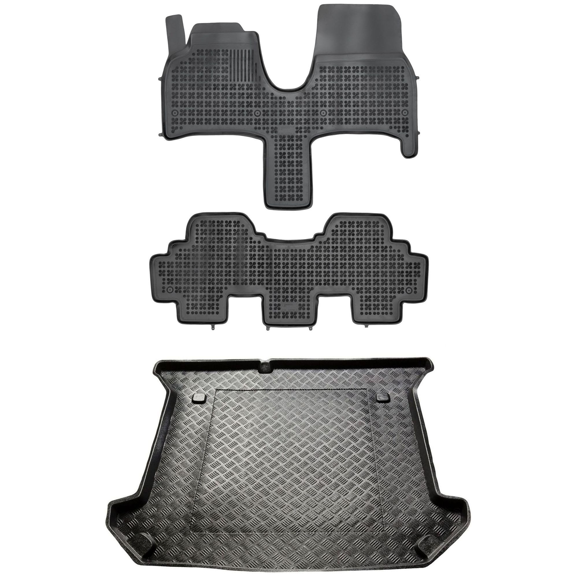 Jeu de tapis de sol en caoutchouc Citroen C8 avec tapis coffre - 8