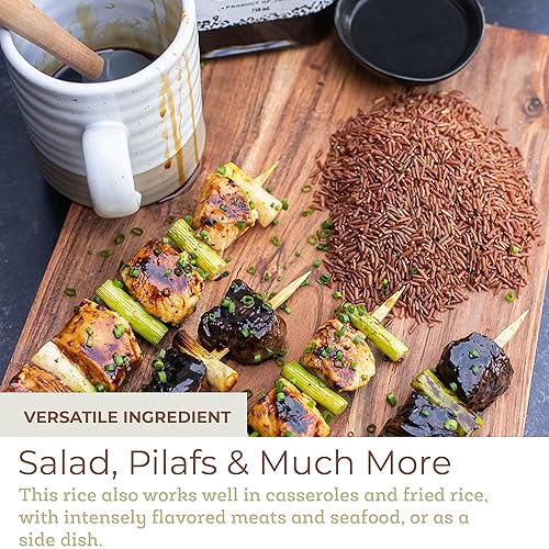 Miniatura 4 de Fresh & Wild | Arroz rojo del Himalaya | Arroz natural saludable de grano medio a largo importado de la India | Granos exóticos y complejos | 1