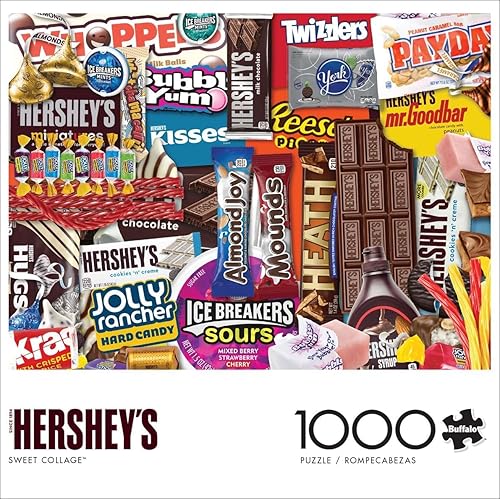 Miniatura 3 de Buffalo Games - Hershey - Hershey's Sweet Collage - Rompecabezas de 1000 piezas para adultos - Rompecabezas desafiante perfecto para noches de juego