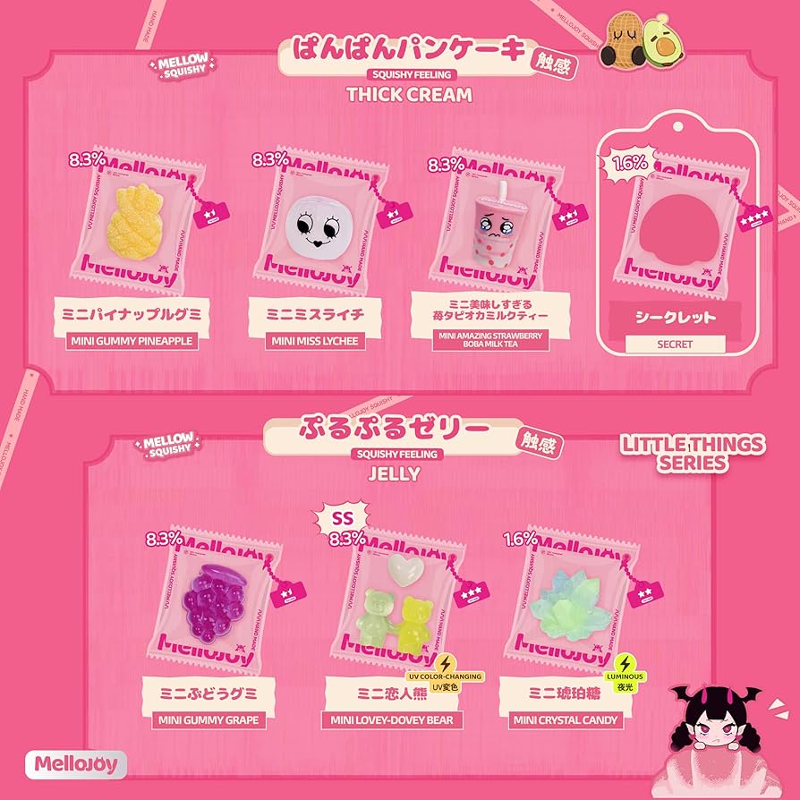Mellojoy ちびっこシリーズ　シークレット mellojoy シークレット ちびっこ スクイーズ メロジョイ ねこ