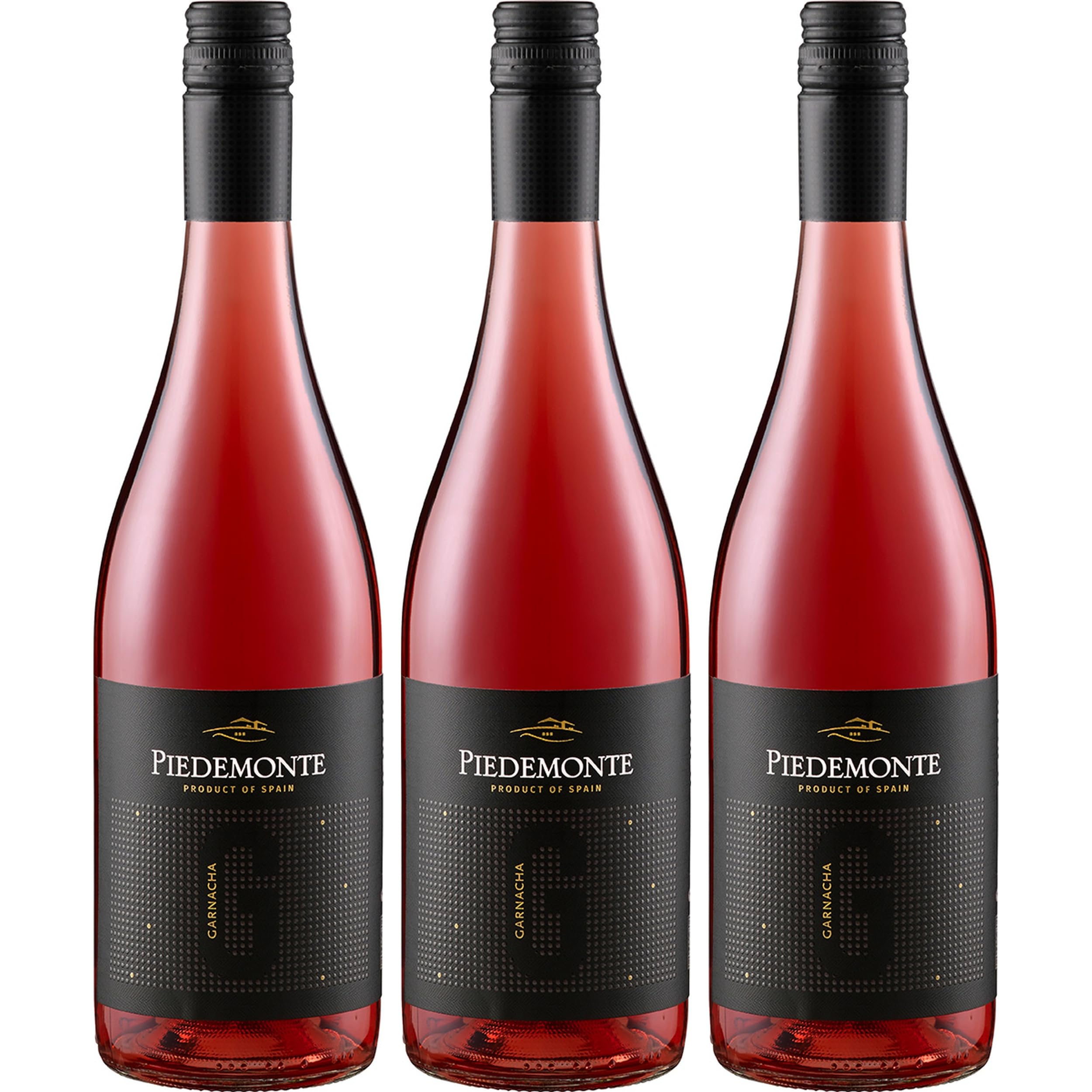 Piedemonte Rosado DO Roséwein Rosé trocken Spanien inkl. FeinWert E-Book (3 x 0.75 l)