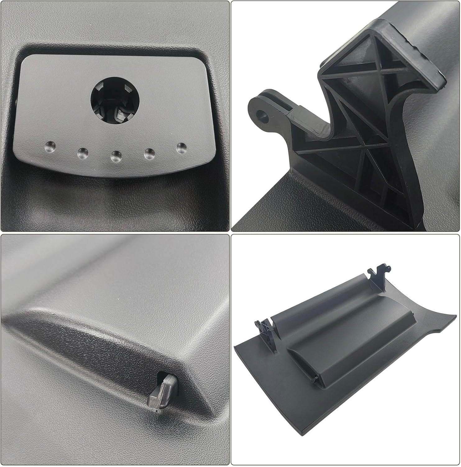 DYRDINSHOW Dash Glove Box Door Lid Cover for Volkswagen Beetle 2006-2010 Glove Compartment Lid, C1880247R 1C1880300G, Black