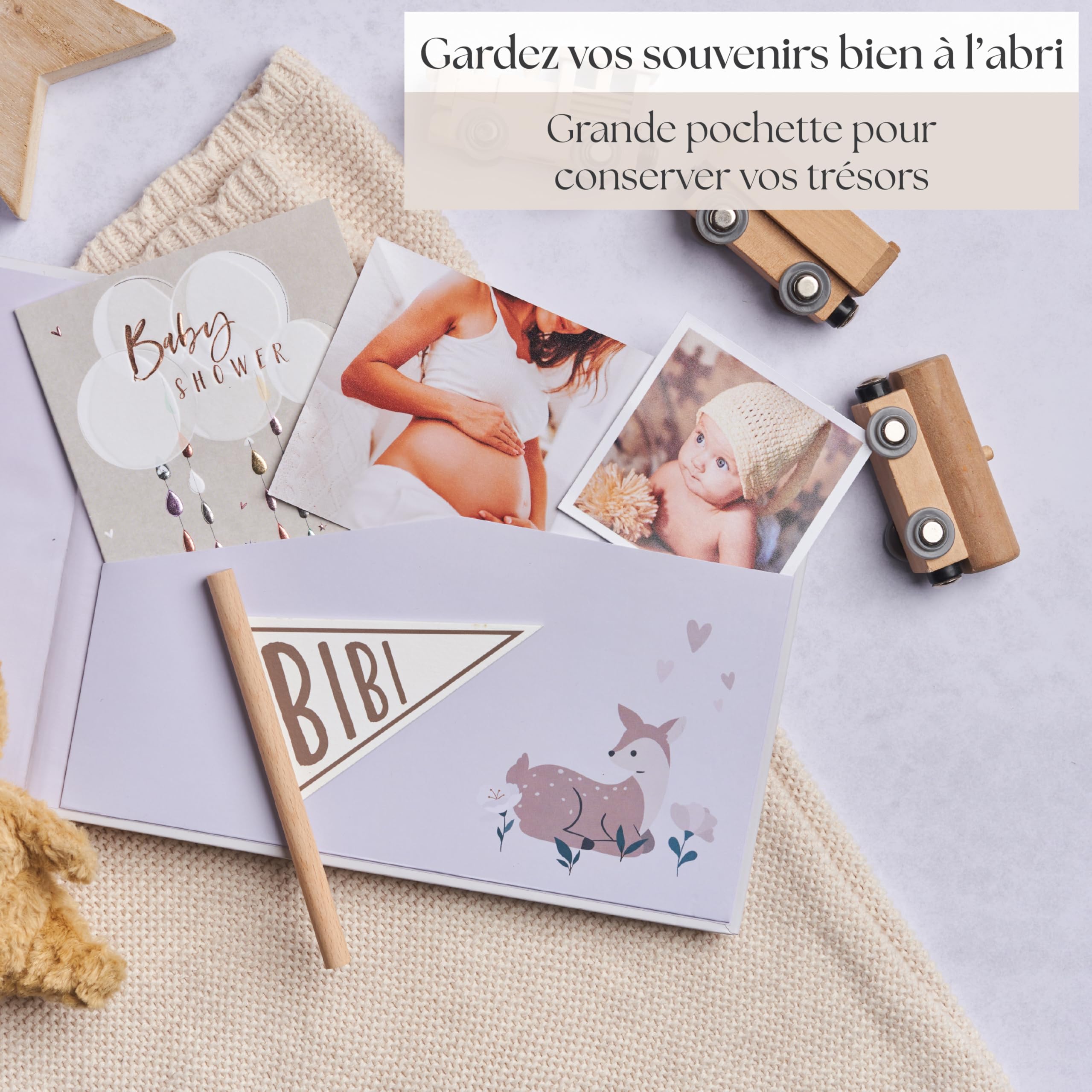 Journal de Grossesse à Offrir - Livre Grossesse de Luxe pour Futures Mamans – Carnet de Grossesse comprend Calendrier, Scrapbook, Check-list, Organisateur et Livre de Naissance Souvenirs (Animaux)