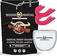 Vista 1 de Protector nocturno para niños, protector de noche de ajuste profesional para rechinar y apretar dientes, ajuste personalizado, paquete de 2