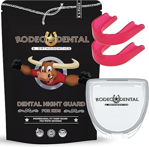 Miniatura 7 de Protector nocturno para adolescentes y adultos, protector de noche de ajuste profesional para rechinar y apretar dientes, paquete de 2 protectores