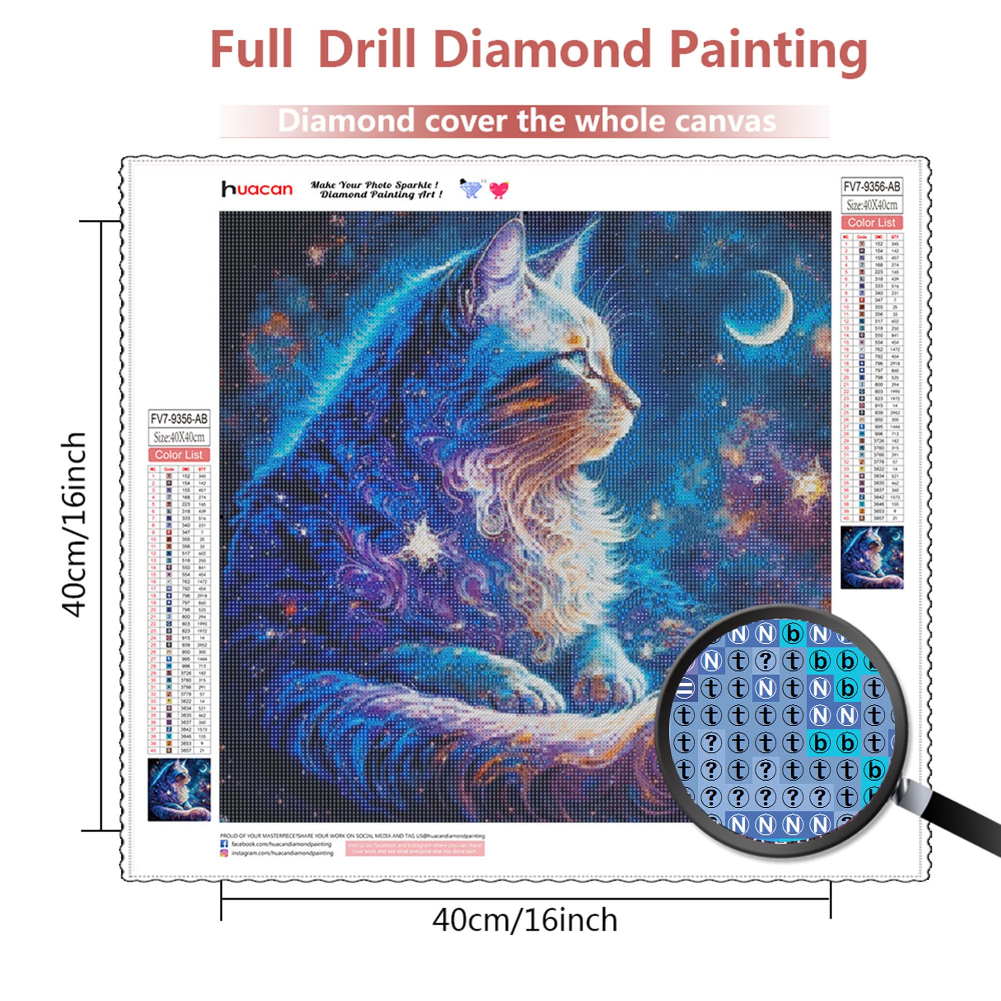 Huacan AB Diamond Painting Broderie Diamant Peinture Papillons Kit