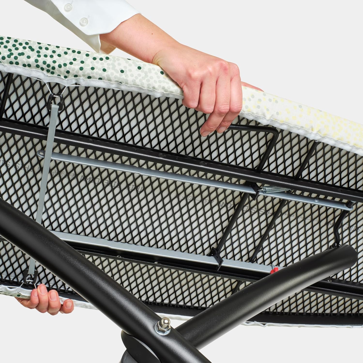 Brabantia - Ironing Board Cover C with Thick Foam & Felt Padding, Fairtrade Cotton, Durable and Easy Fit for Enhanced Ironing Performance – New Dawn, 49 x 18 in