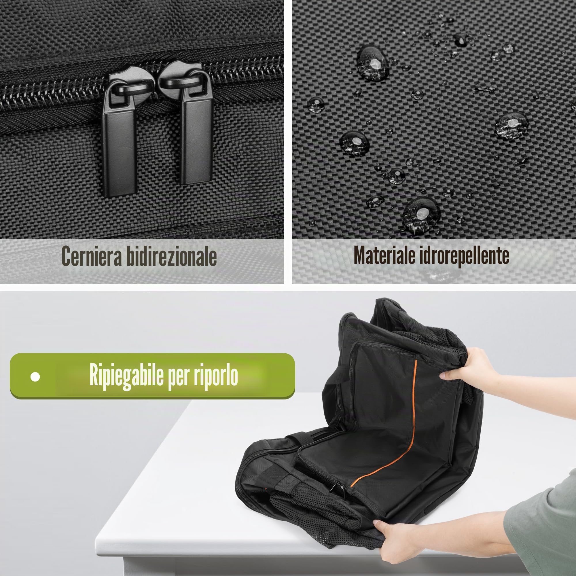 HODRANT Borsa per ll Trasporto Compatibile con Il Barbecue Char-Broil Grill2go X200