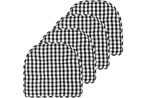 Sweet Home Collection U Shaped Chair Cushion, Memory Foam Seat Cover