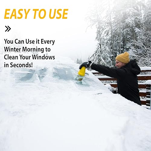 Miniatura 7 de ZONETECH Rascador eléctrico de hielo de nieve recargable por USB, de alta calidad, portátil, inalámbrico para parabrisas de automóvil, eliminación