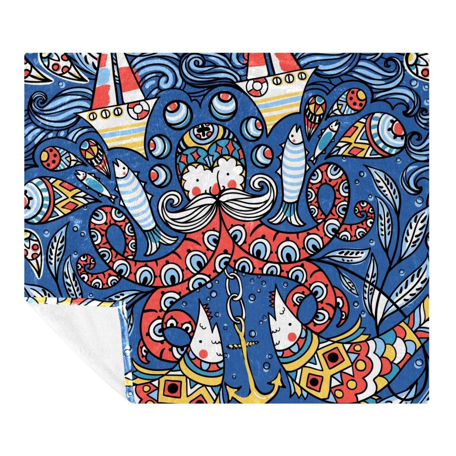 Couverture plaid polaire 150x200 cm légère pour canapé voyage et lit