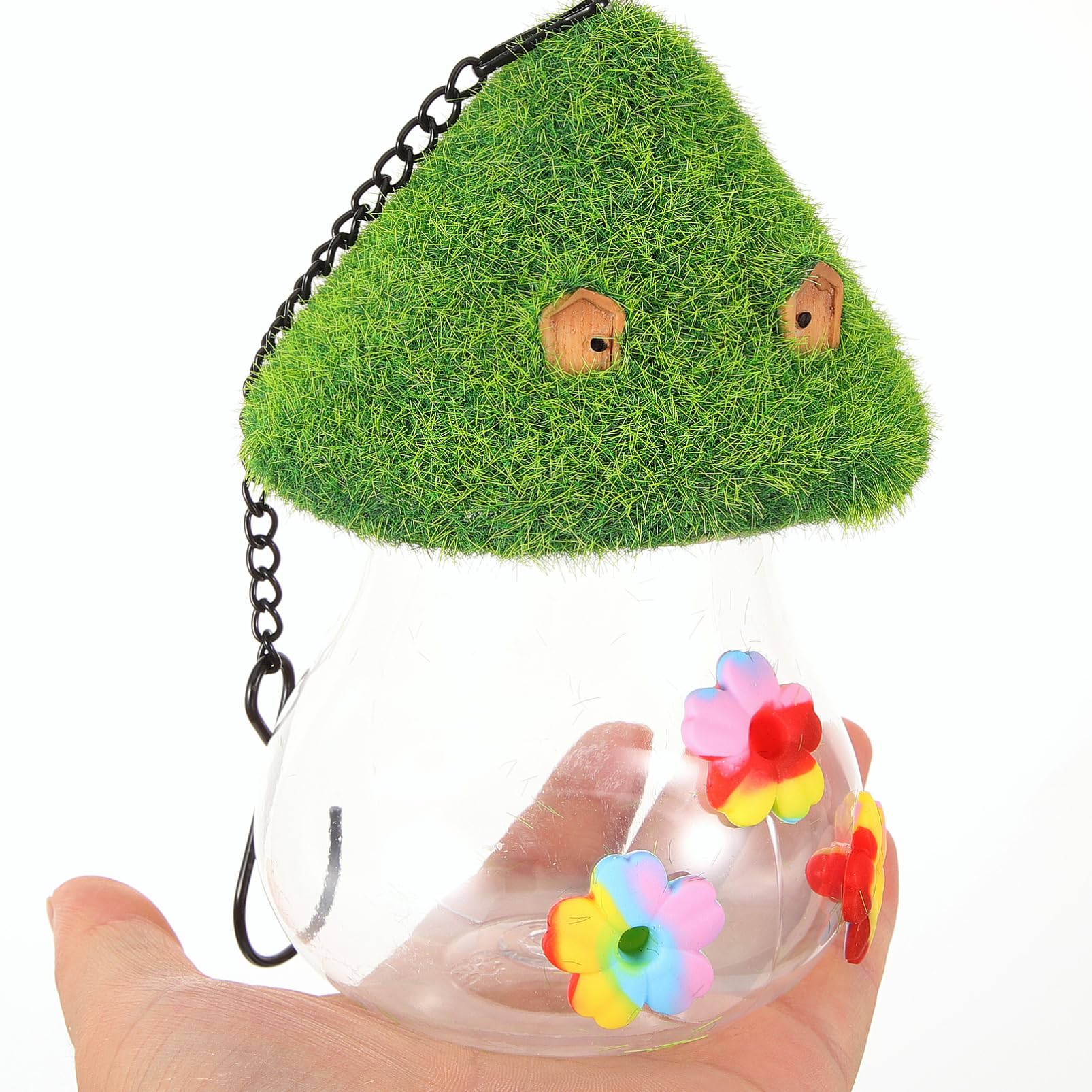 YARNOW 3 Piezas comedero de colibrí Bird Feeder bebederos de pajaros comederos Colgantes para pájaros Foso de Hormigas alimentador comederos para pájaros delicados para Exteriores páginas
