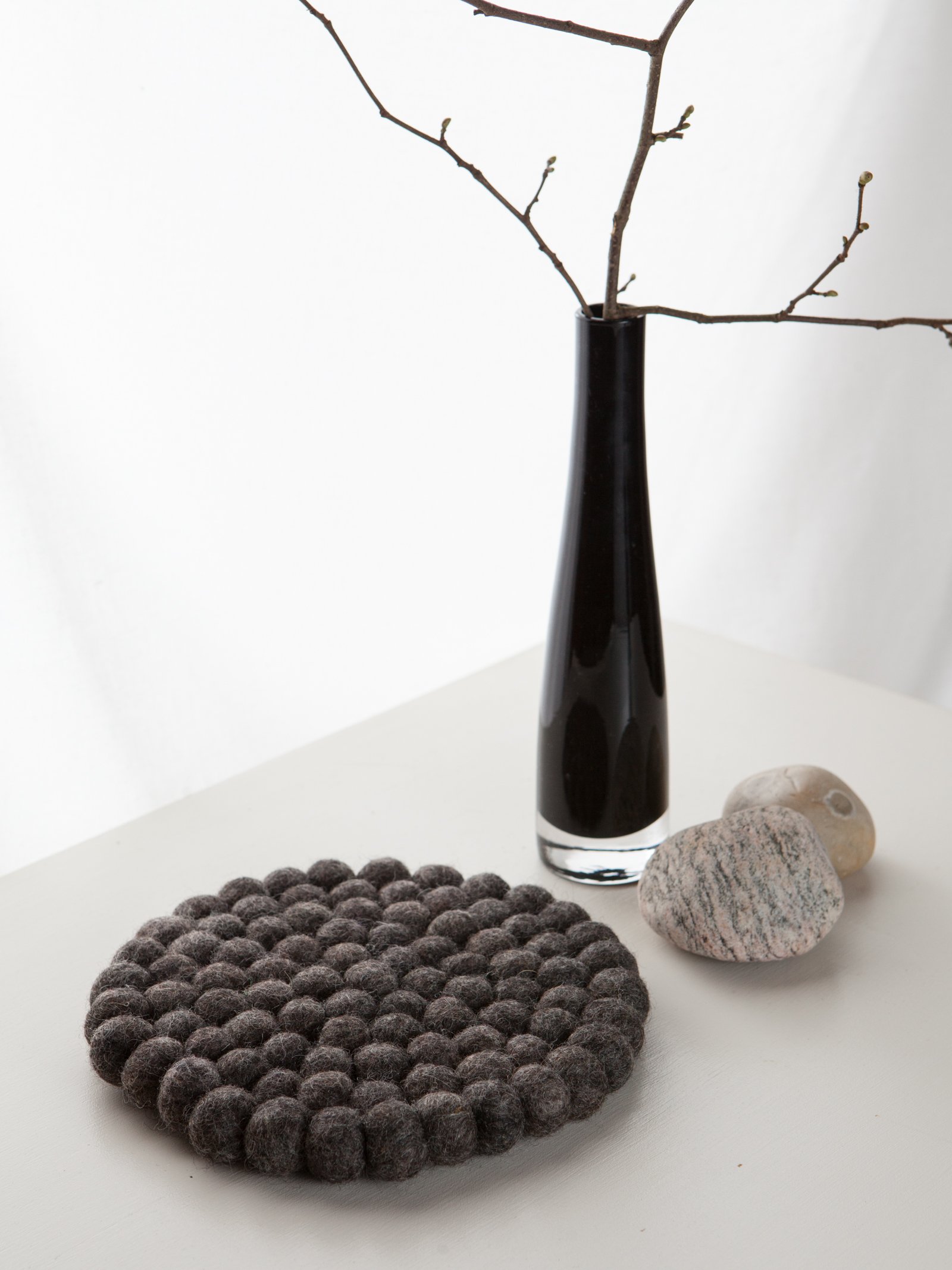 Sottopentola Myfelt Kaspar In Feltro Di Lana 20 Cm: Rotondo E Artigianale