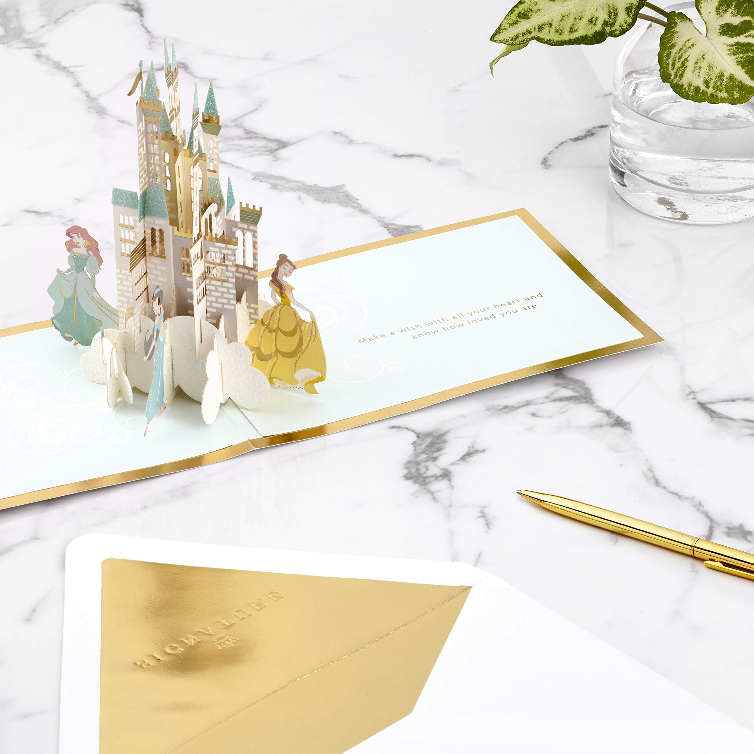 Hallmark Signature Paper Wonder Pop-Up-Geburtstagskarte (Disney Prinzessinnen)