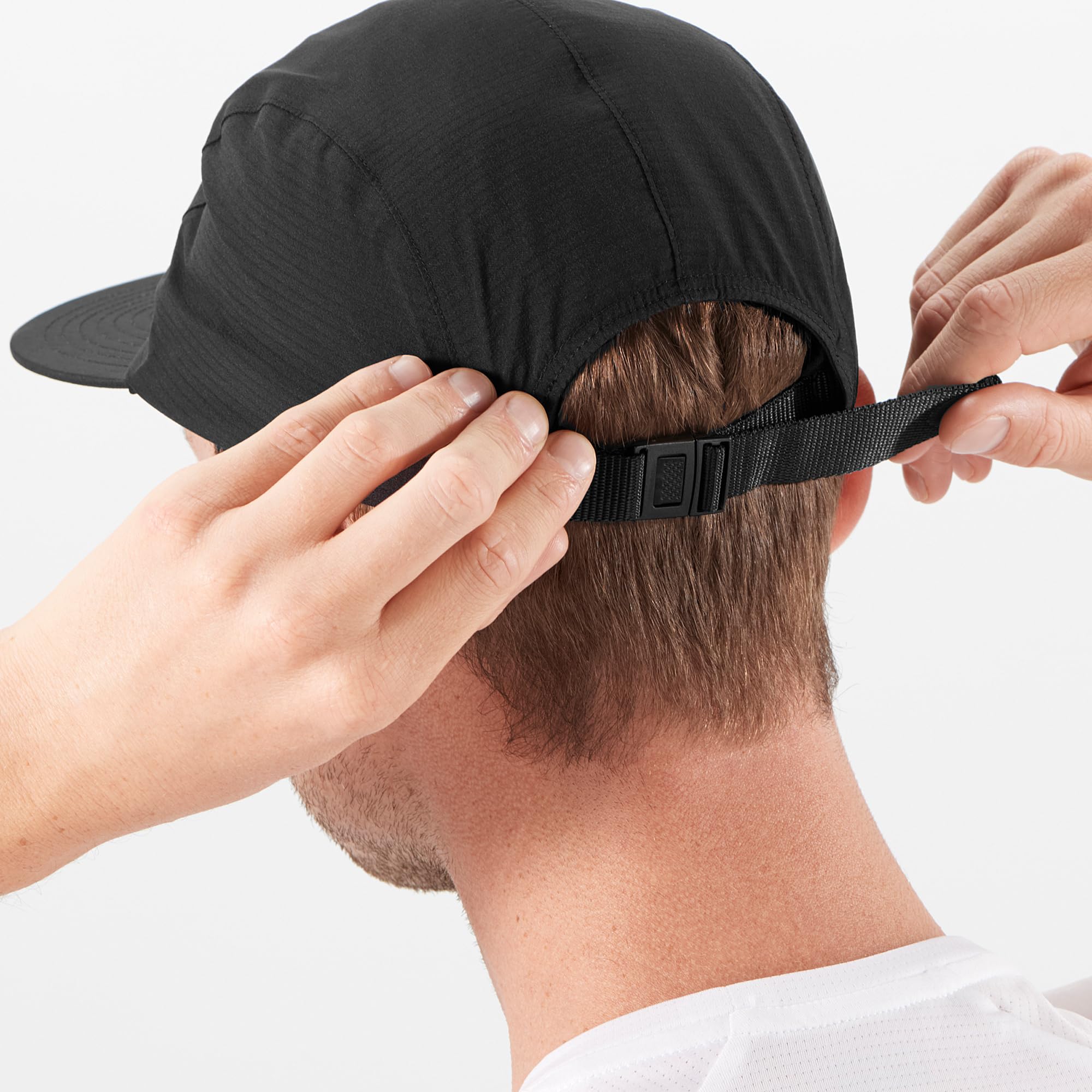 Salomon Five Panel, Casquette en Coton Unisexe, pour Ski, Trail, Course à Pied, Randonnée