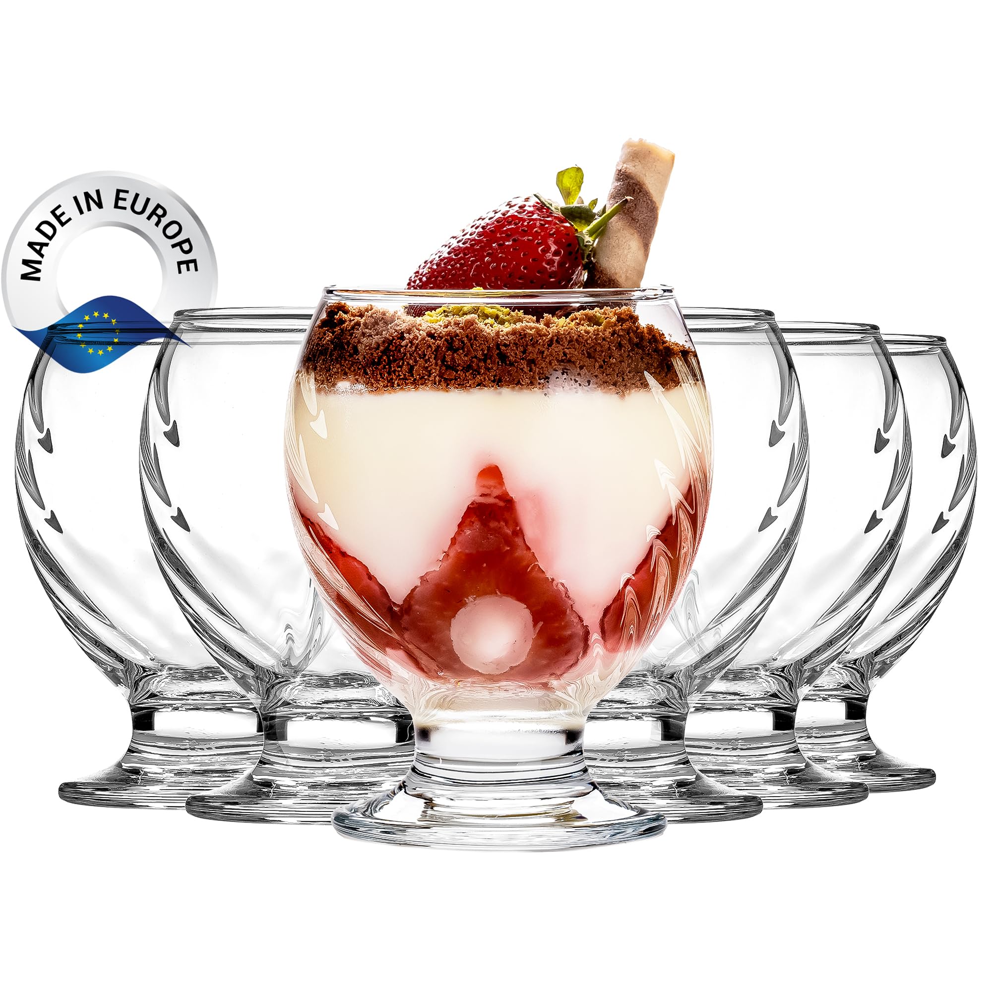 Verrines à crème glace pudding Crystalia : fini les verres fragiles qui ternissent