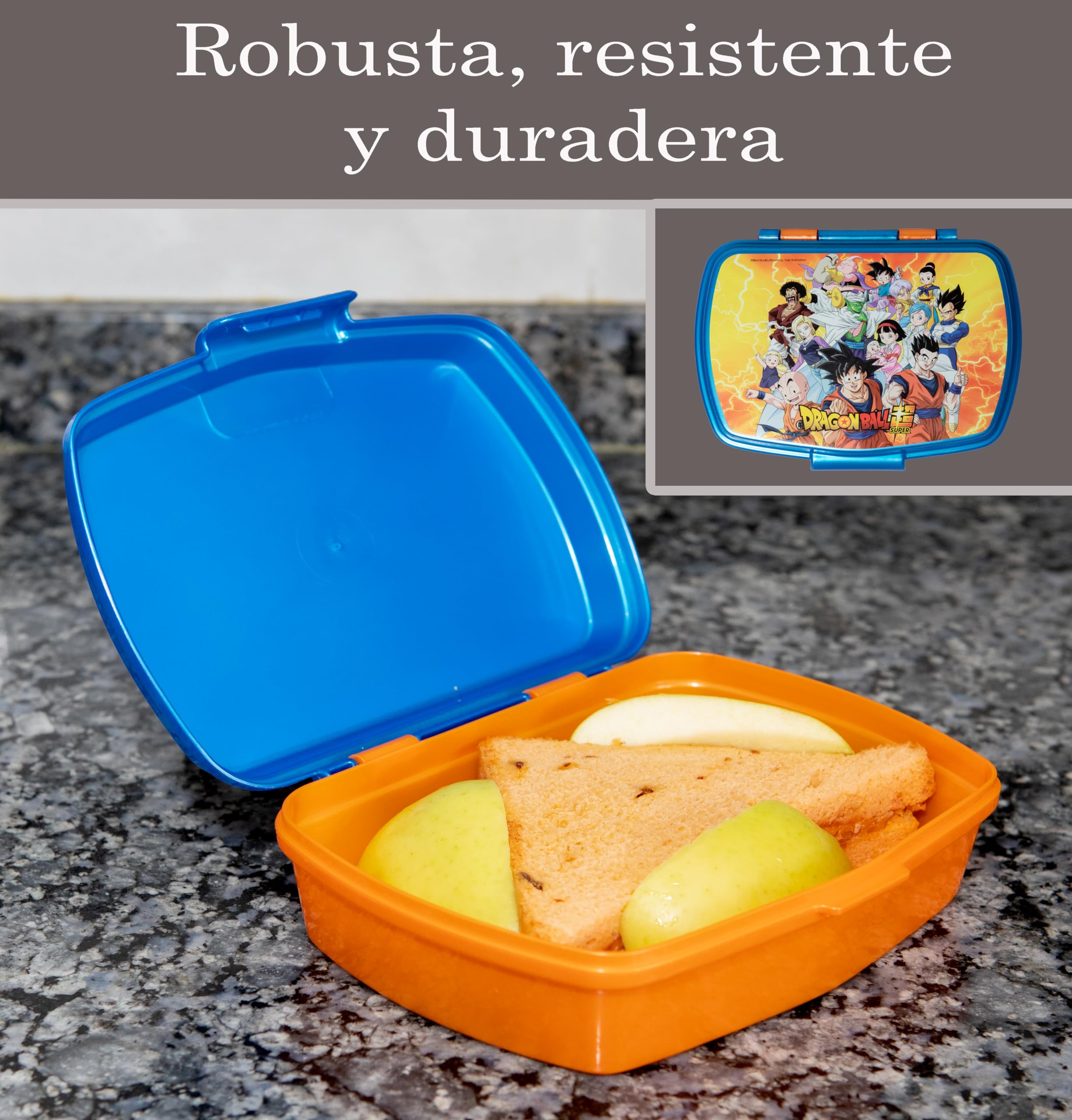 Portamerenda Dragonball Umiblu Porta Pranzo Per Bambini, Porta