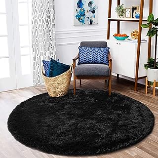 Amazon Com 6ft Black Area Rug