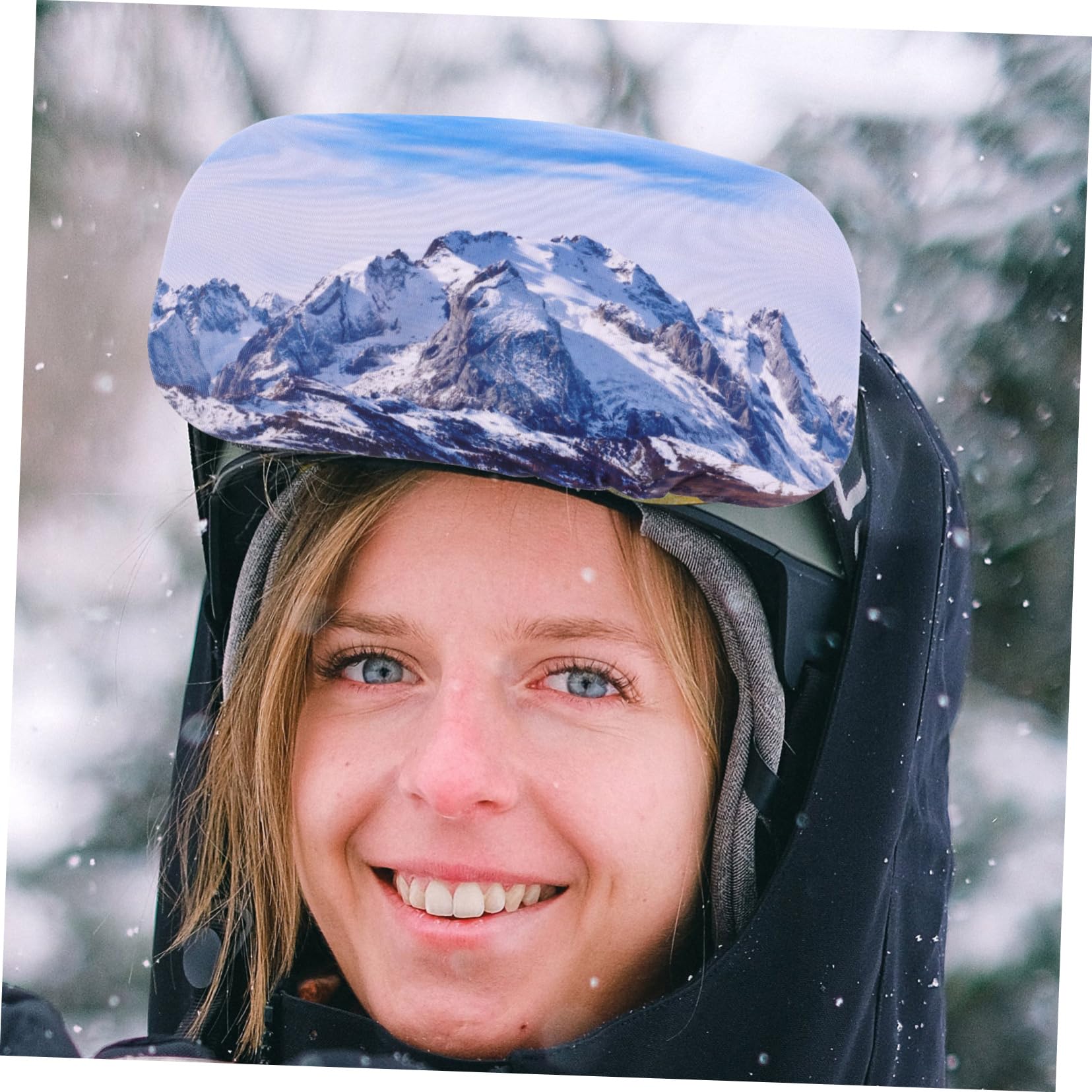 Supvox Skibrillen-schutzhülle Staubdichte Skibrille Kompatible Skibrille Sportliche Skibrillen Linsen-skibrille Linsenabdeckung Skibrille Antibeschlag-skibrille Vier-wege-stretch-