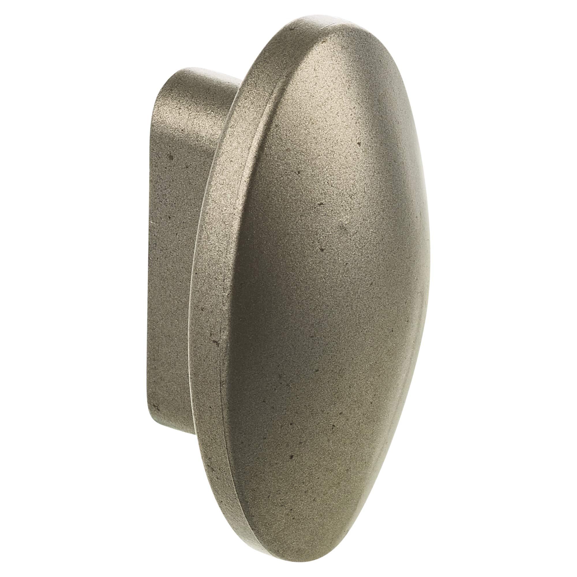 Urbnliving Silver Plastic Oval Plastic Door Knobs Handles Drawer Cupboard Pull Furniture Cabinet Small Colour (1, )