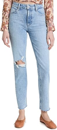 PAIGE Womens Stella Straight Jeans