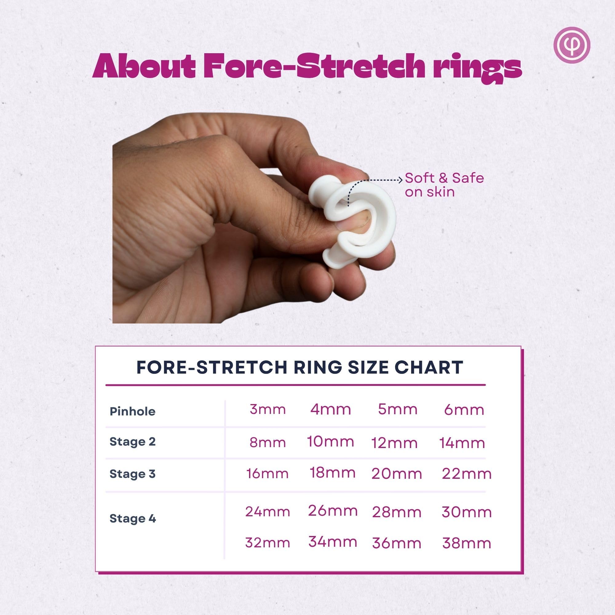 Vajraang Phimosis Stretching Rings – 20 Size Progressive Flexibility Training Set | Soft & Skin-Friendly Material | Easy-Use Comfort Rings for Daily Stretching | User Manual & Track Sheet Included