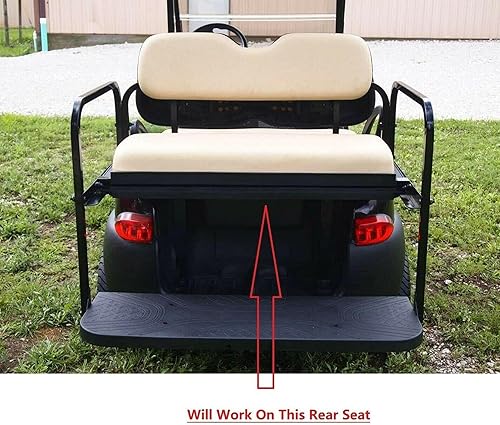 Miniatura 3 de Huskey - Fundas de asiento delantero y trasero para carrito de golf compatibles con modelos Yamaha G29 Drive & Drive 2 2007 en adelante, ajuste