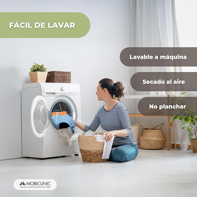 Foto 8 de 8 de Mobiclinic®, Chaleco Salvavidas Perro, Diseño Aleta Tiburón, Asa de Rescate, Arnés Ajustable