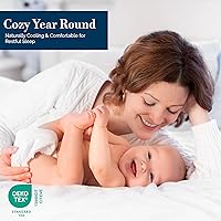 Vista 5 de Casa Platino Juego de sábanas tamaño Queen – Sábanas 100% algodón tamaño Queen refrescantes con 4 fundas de almohada, sábana bajera de bolsillo