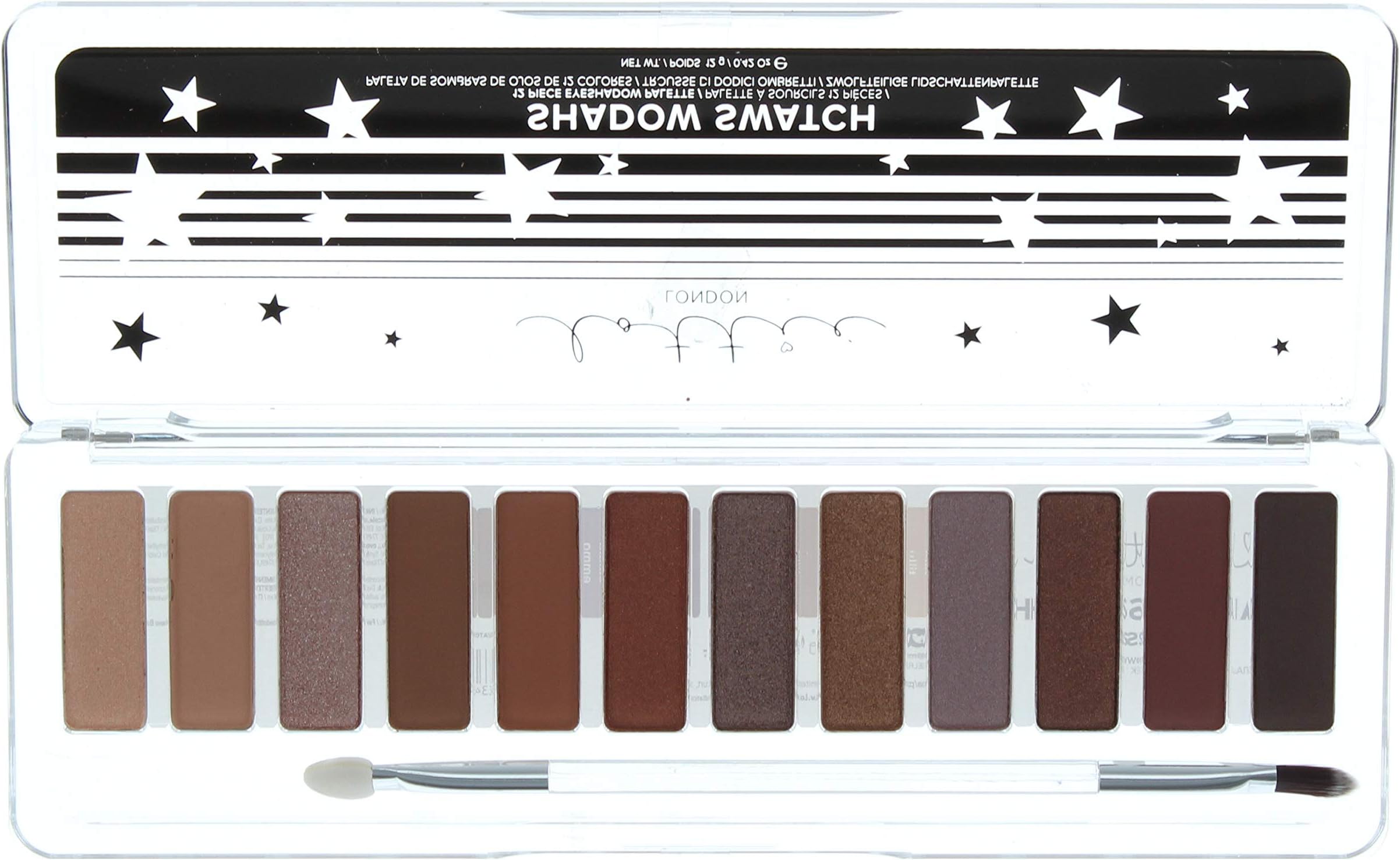 Lottie Shadow Swatch Eyeshadow Palette - The Rusts