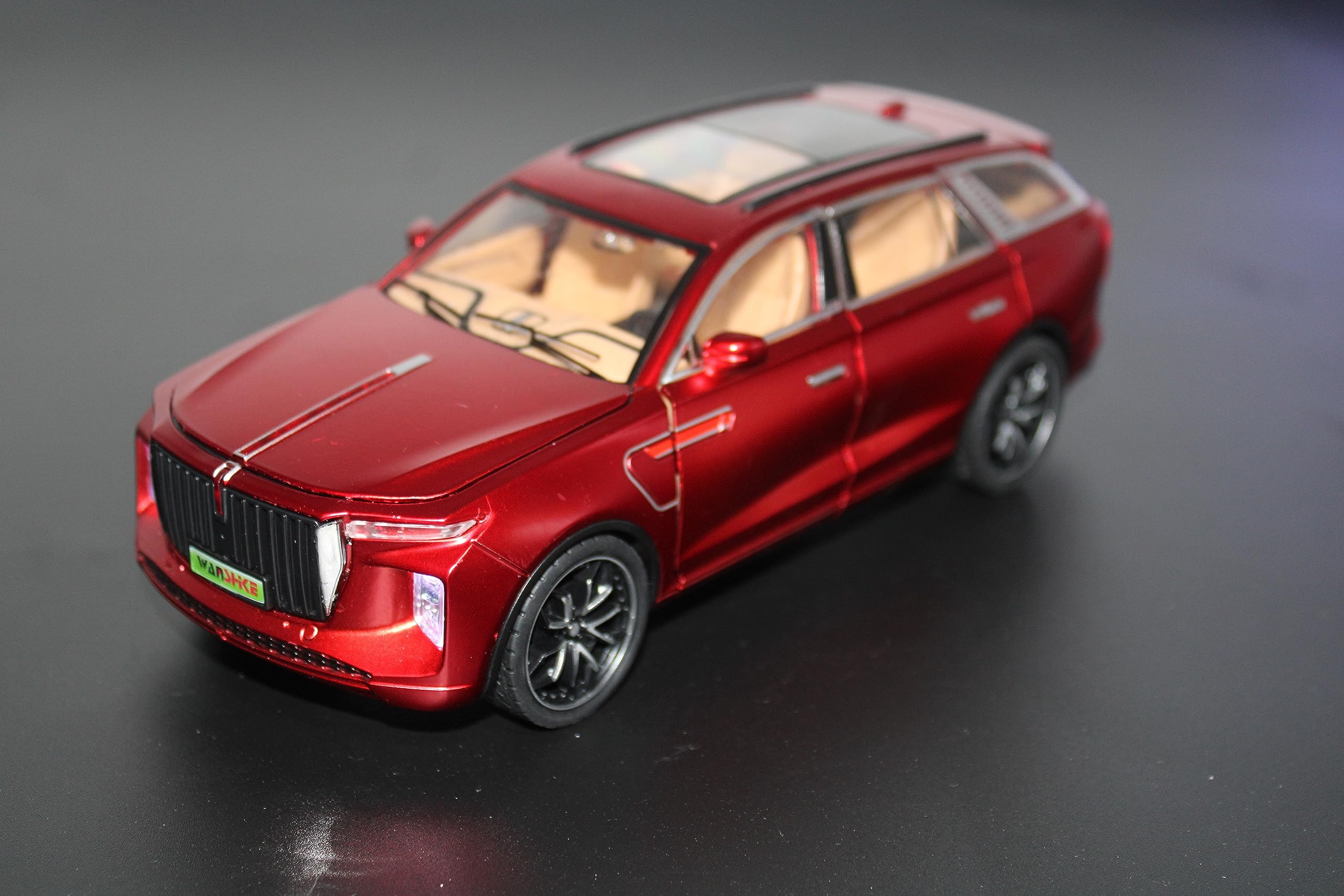 S SGTT PRO SGT-Gallop Fast And Furious RC Spray Alloy Car Model with finishing and lights, music (Red)