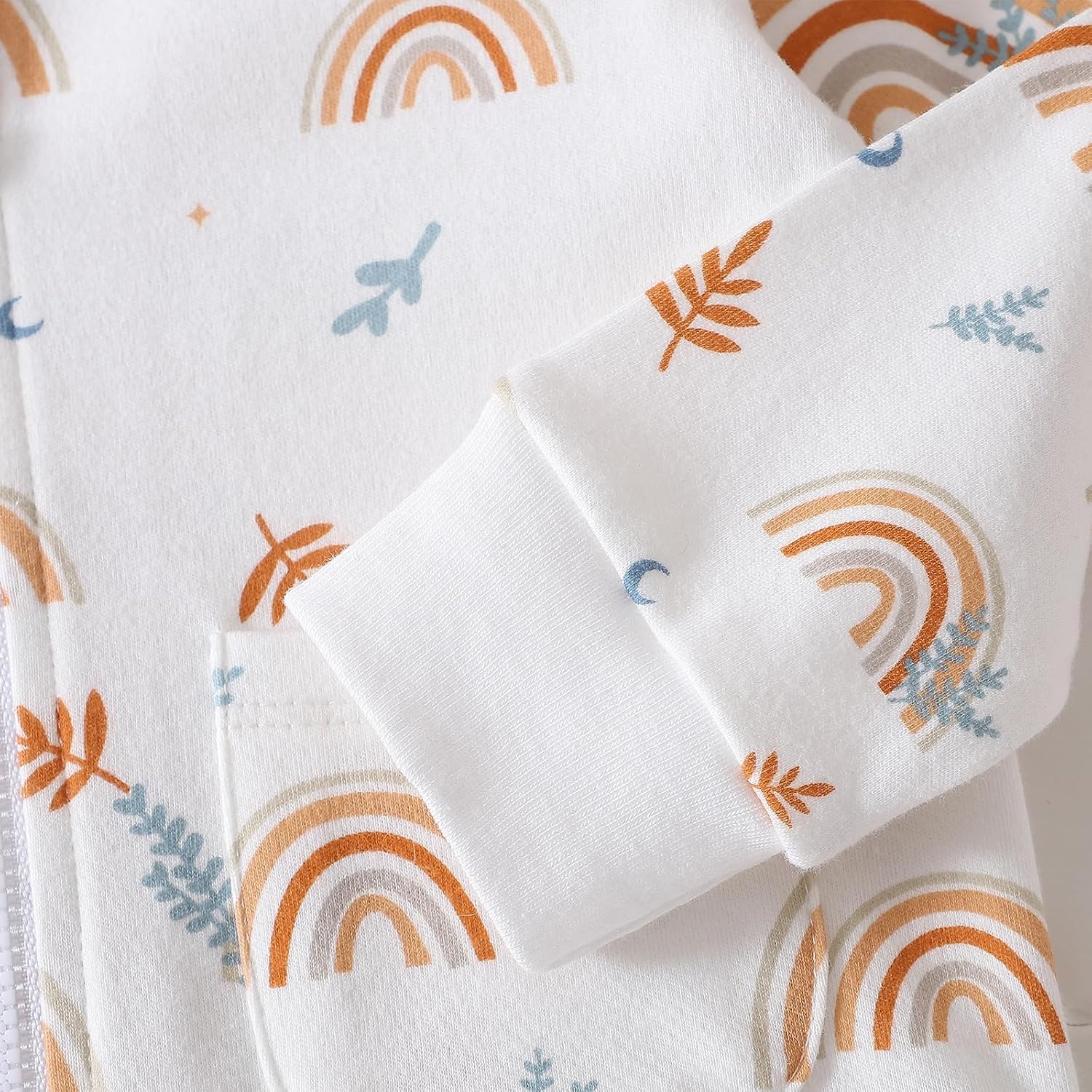 ROMPERINBOX Baby Hoodie for Boy Girl, Full Zip-up Lightweight Thin Jackets Coat Sweatshirts 0-24 Months - Image 5