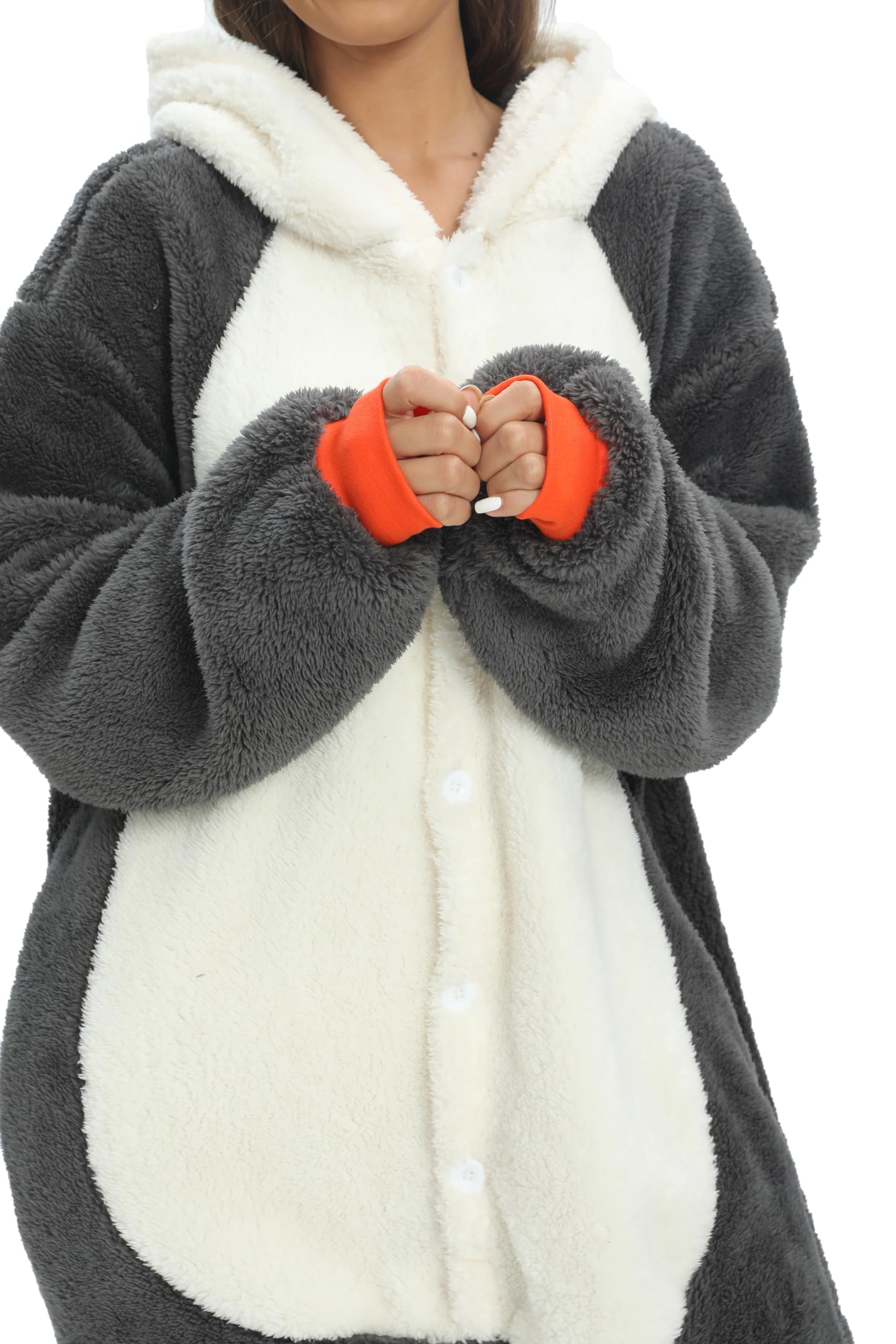Mujer Pijama Animal Traje de Disfraz Cosplay para Carnaval Halloween Navidad Ropa de Noche Unisex para Niños Niñas Adult
