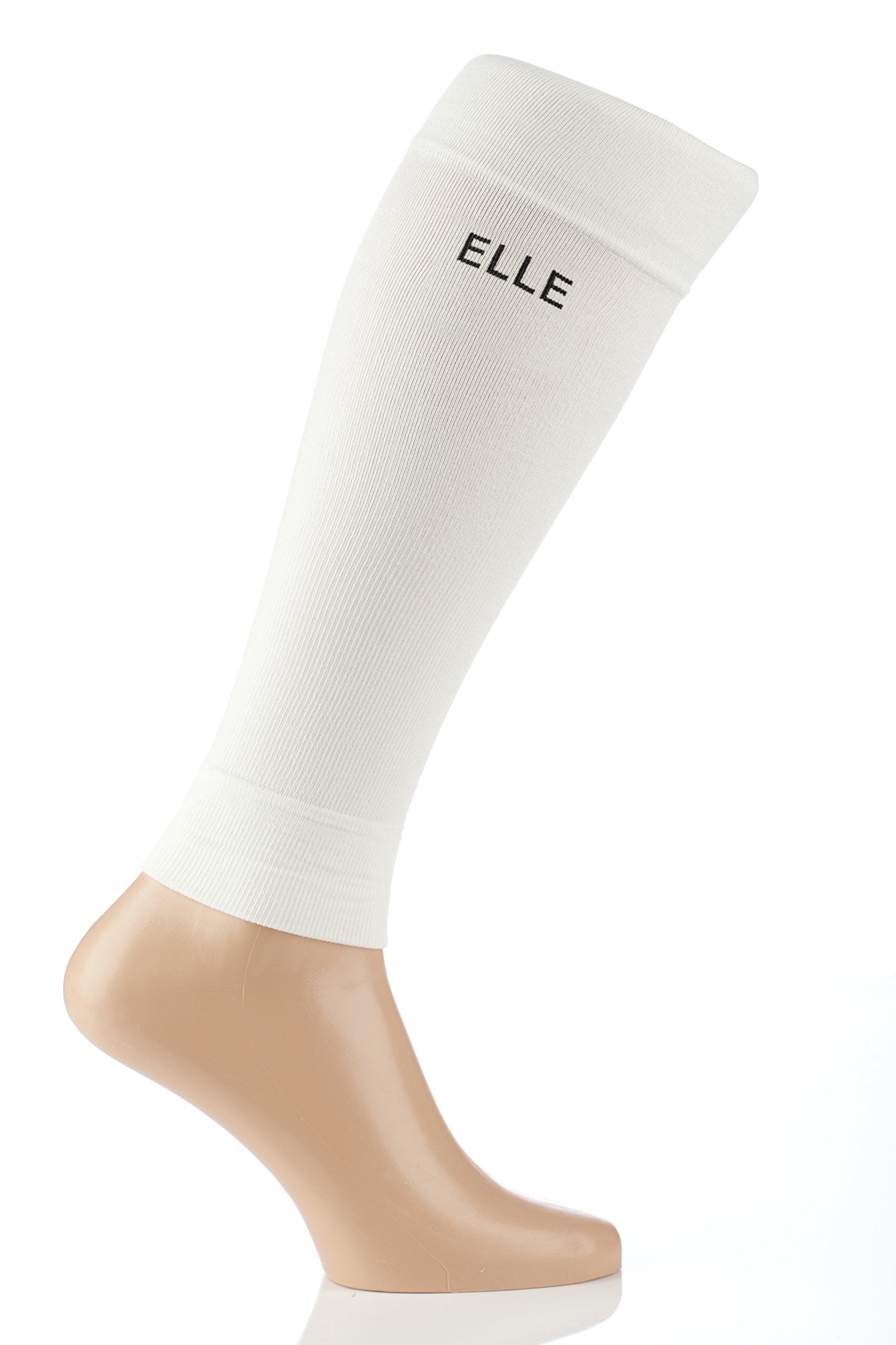 Ellewomens ELLE Compression Calf Sleeves, Graduated 18-22 mmHg Milk Fiber Calf Sleeves