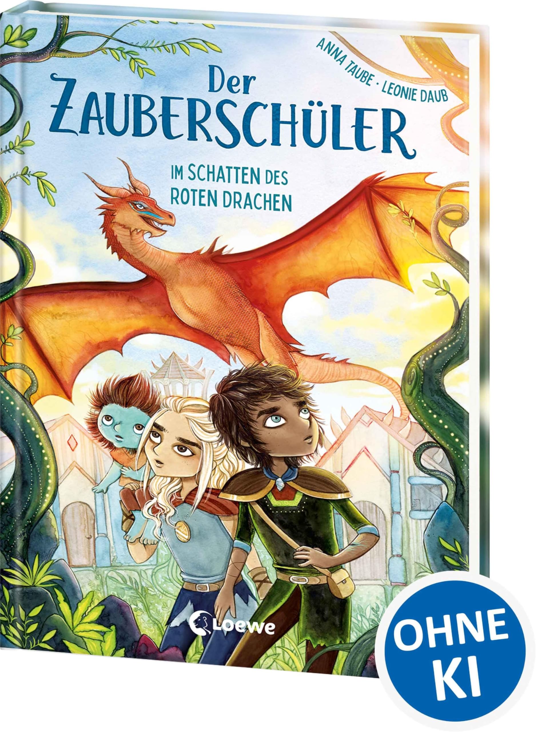 Der Zauberschüler (Band 3) - Im Schatten des roten Drachen: Coole Fantasy-Abenteuer für Erstleser ab 7 Jahren