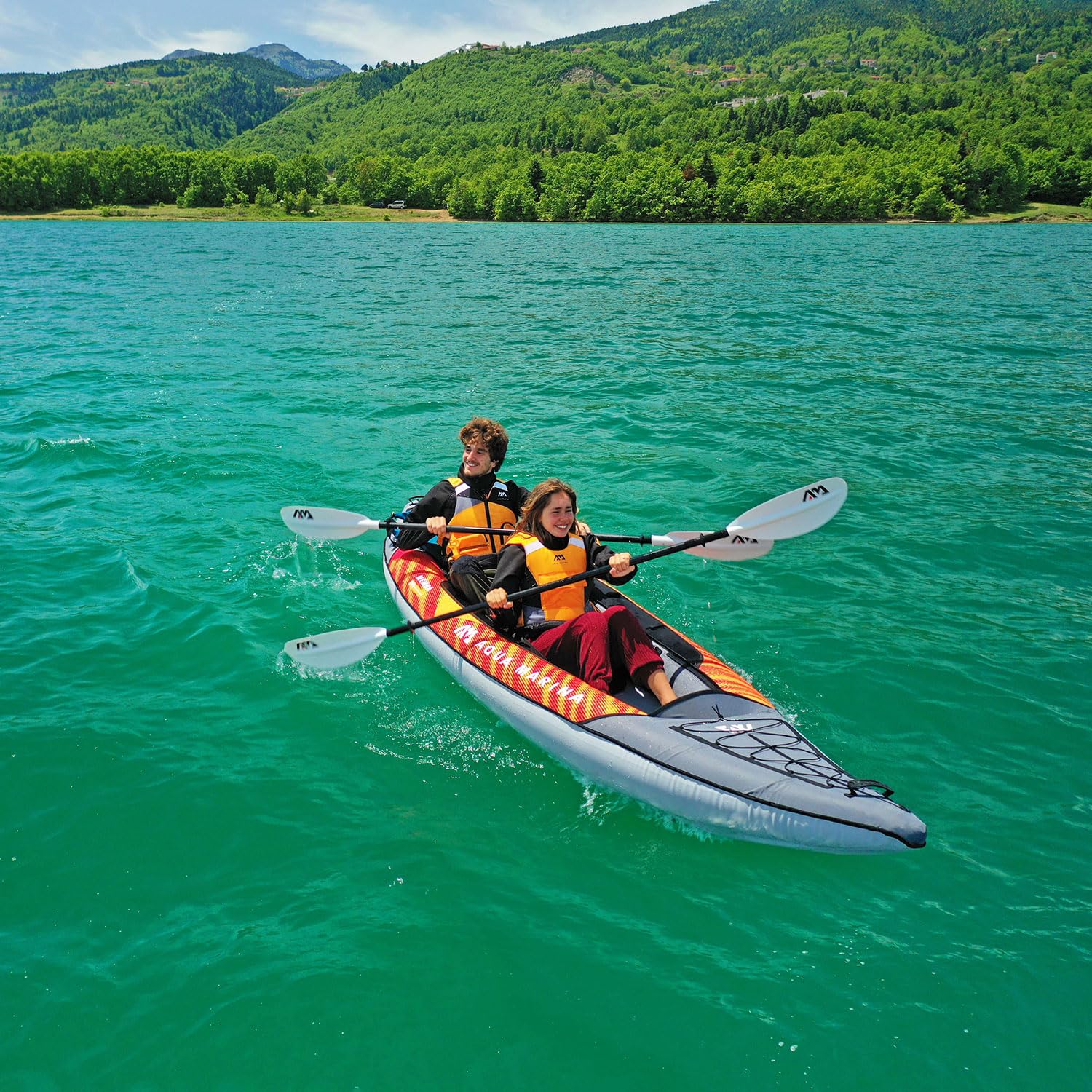 Aqua Marina kajak aufblasbar | Inflatable 1-2 Personen Kayak MEMBA | Technologie: Drop Stitch