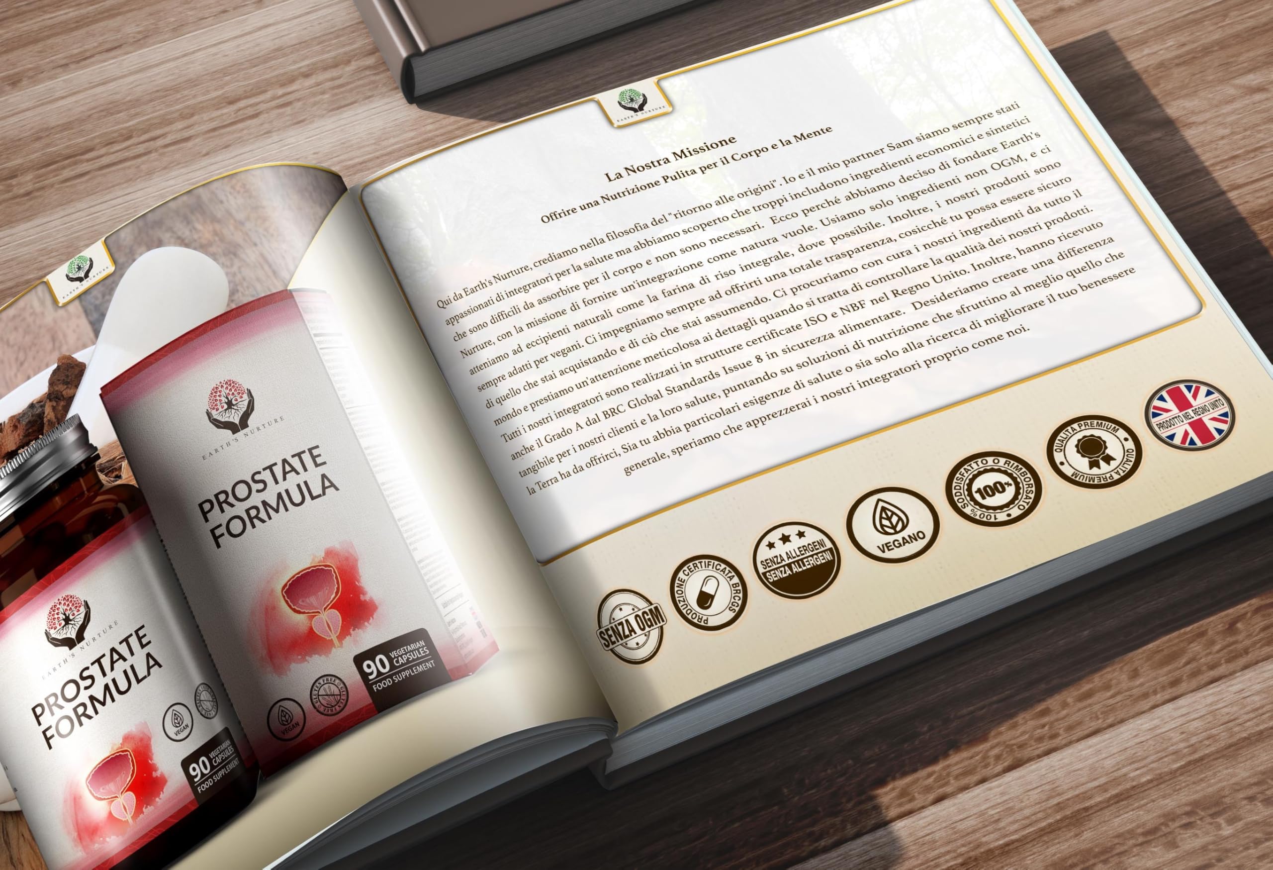 EN Prostata Integratore | 90 Prostata Capsule - ad Alto Dosaggio Con Licopene e Zinco | Non-OGM, Senza Glutine e Allergeni | Prodotto nel Regno Unito