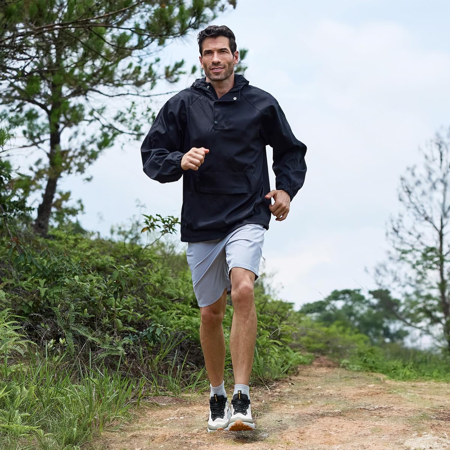 FitVille Wide Walking Shoes for Men Lightweight Trail Running Shoes Orthopedic Cushioned Athletic Sneakers with Arch Support Anti-Slip - Image 2