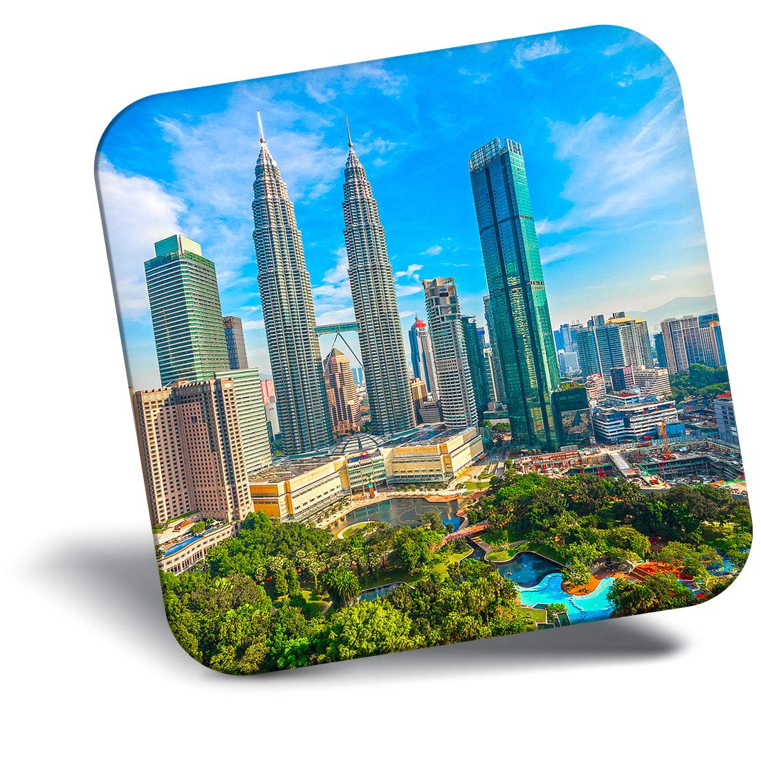 Destination Vinyl Ltd Fridge Magnet - Kuala Lumpur City Malaysia 12583