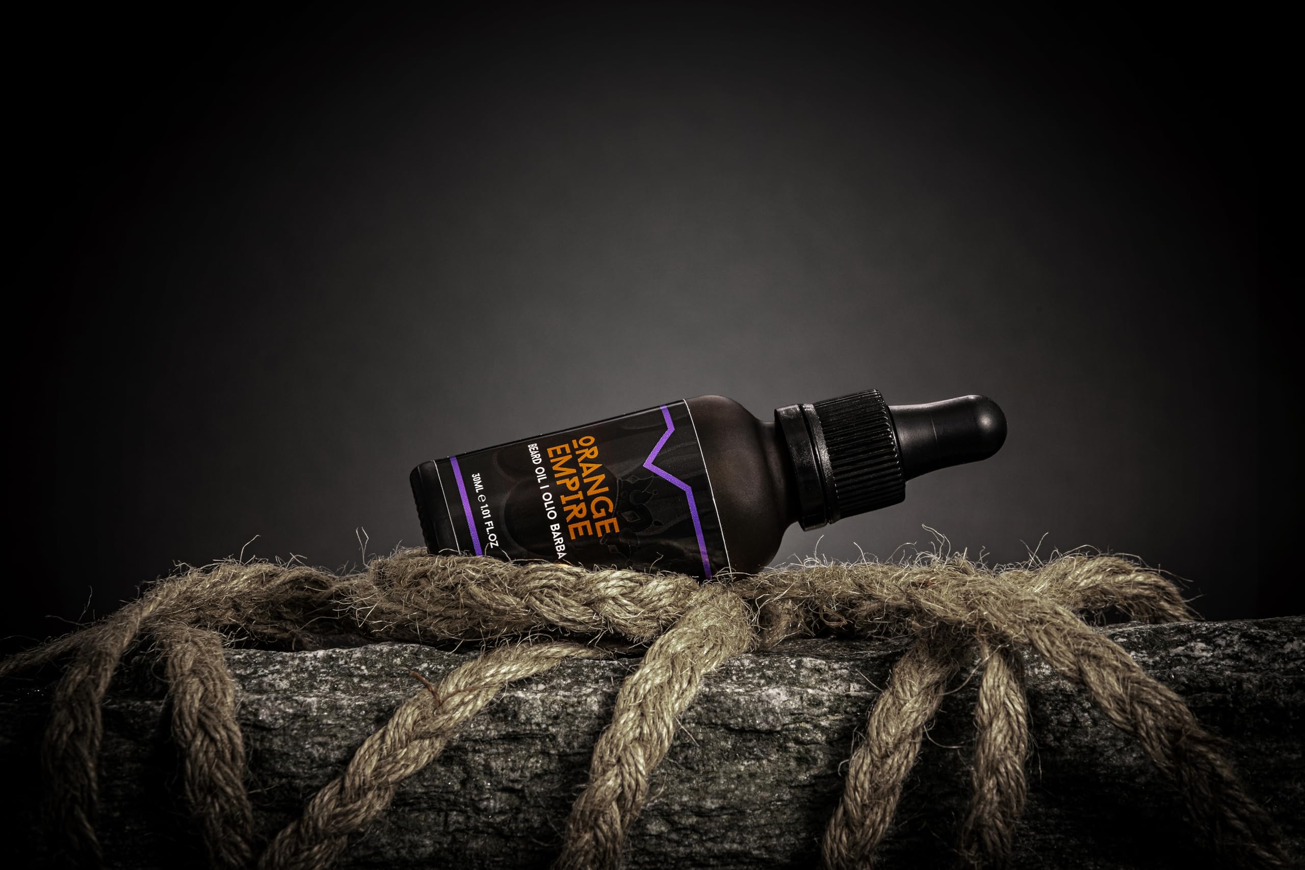 Kit Barba per Uomo The Goodfellas' Smile Orange Empire, 3 in 1 Set Regalo Cura della barba Uomo - con Shampoo Barba, balsamo, Olio - 100% Made in Italy