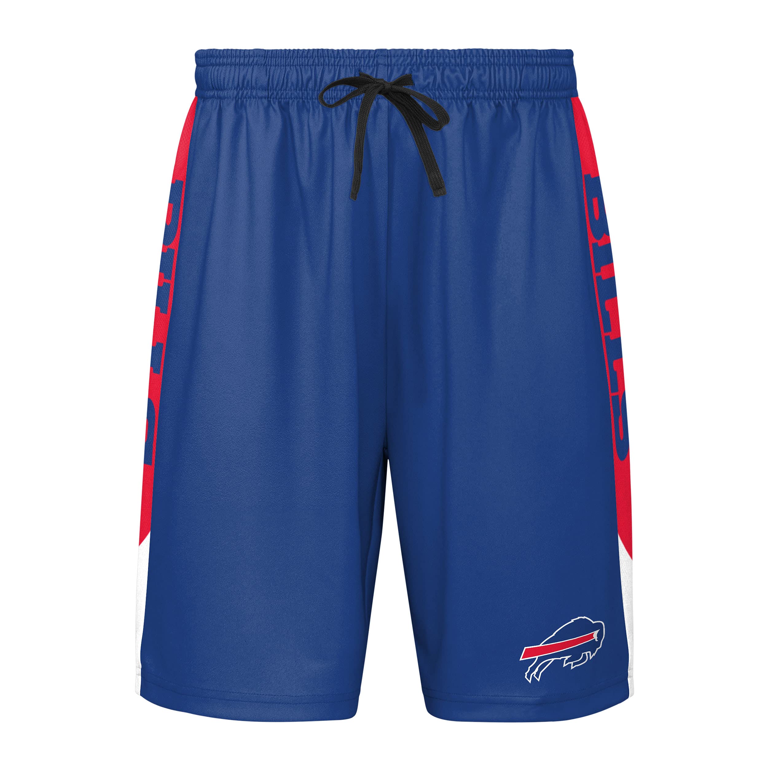 FOCO Men's NFL Side Stripe Training Short, Buffalo Bills, X-Large