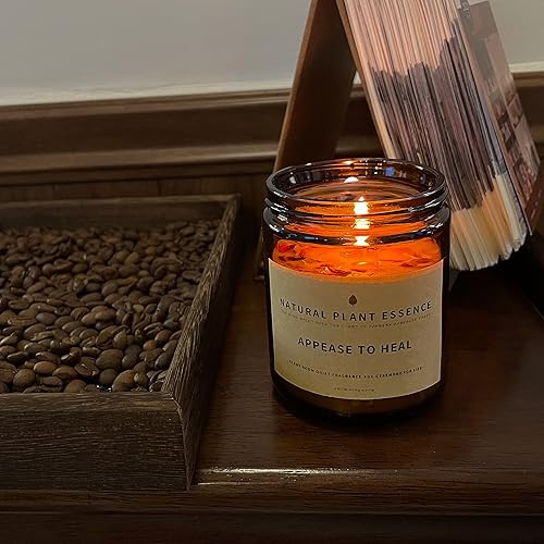 Miniatura 2 de Sleep Aid - Velas perfumadas en tarro de sándalo para mujer, vela en tarro de 7 onzas que quema 30 horas. Vela curativa de cera de soja hecha a