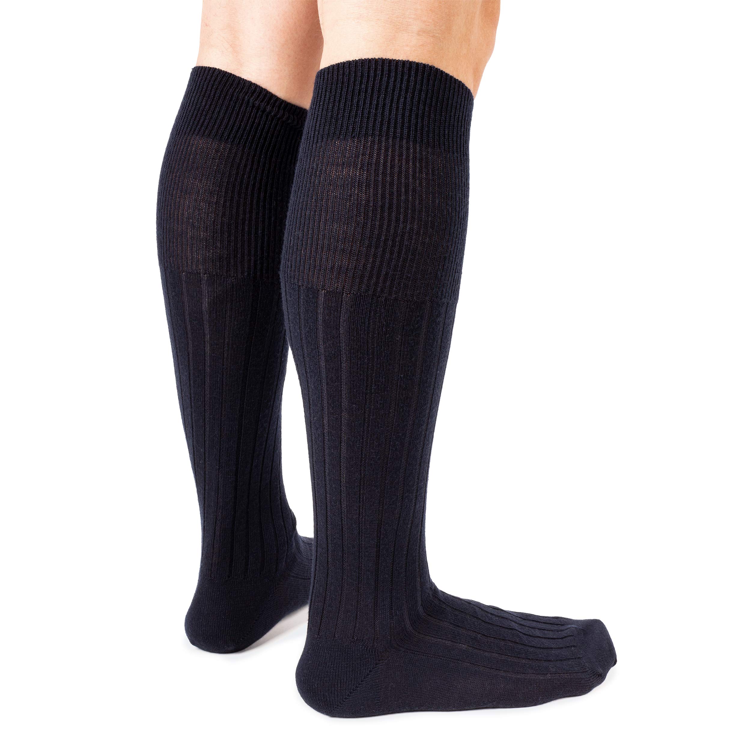 Ciocca Calza Lunga Costa Larga Pura Lana Lambswool Merinos - 3/6 Paia - Made in Italy