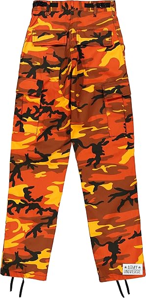 Orange camo cargo pants mens Outlet