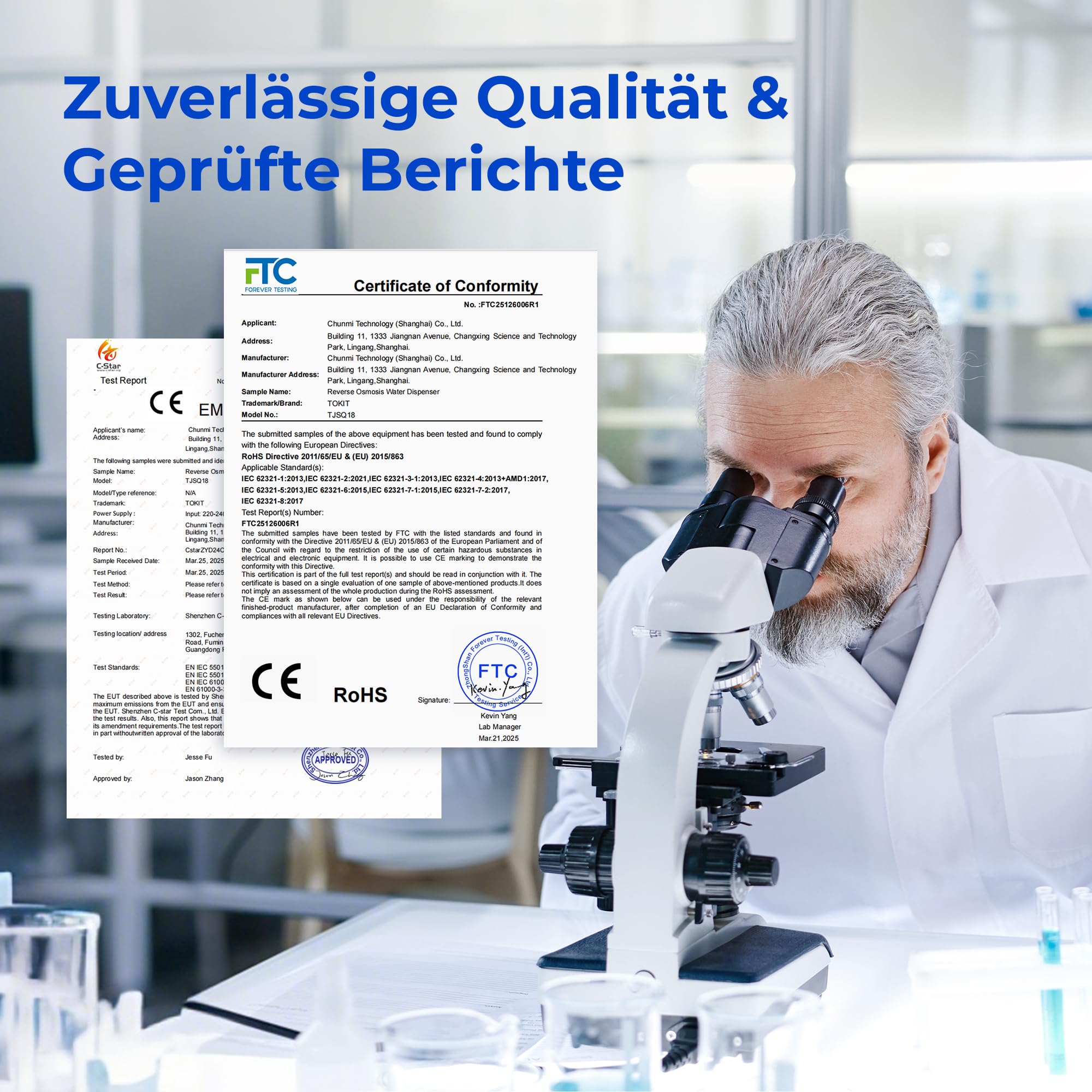 TOKIT System odwróconej osmozy T1 | Oczyszczacz wody stołowej z ekranem dotykowym i monitorem TDS | 9-stopniowa filtracja o wysokiej dokładności | Współczynnik czystości 3: 1 | Certyfikat CE i EMC