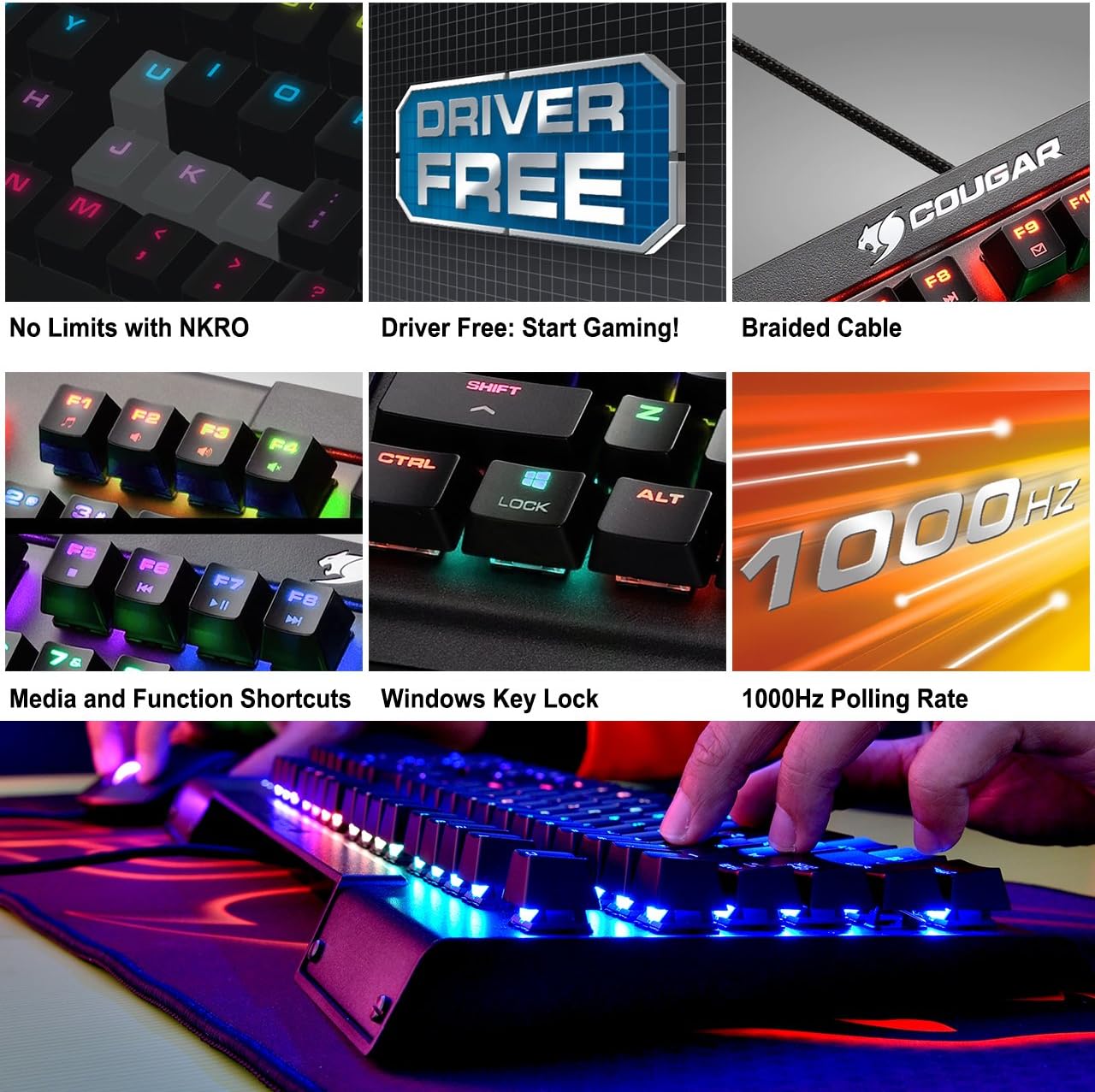 π₯ Crazy Deals Cougar ULTIMUS RGB1 Metal-Based RGB Mechanical Gaming Keyboard with Red Switches Top Rated Cougar ULTIMUS RGB1 Metal-Based RGB Mechanical Gaming Keyboard with Red Switches