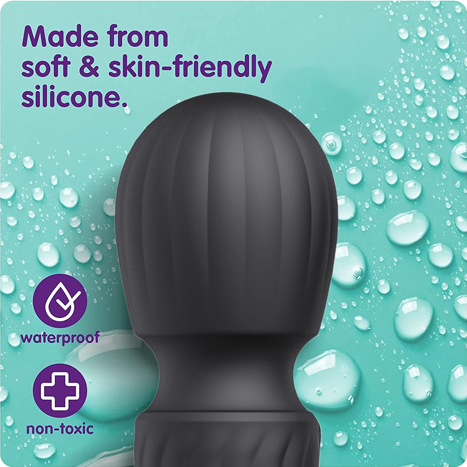 Meditive Personal Body Wand Massager Machine with 20 Vibration Modes 9 Speed Modes Waterproof (Black) 2 81PjORIsdOL. SL1500