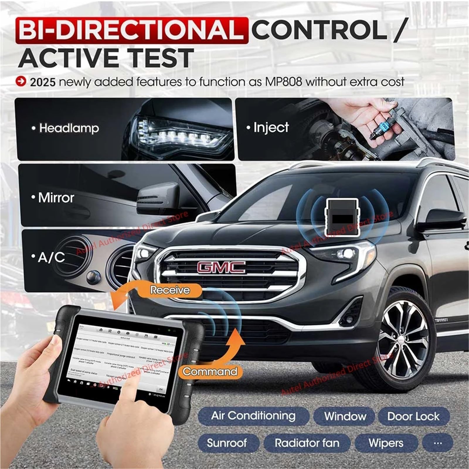 MK808BT PRO OBD2 Scanner Car Diagnostic Scan Tool Bluetooth Automotivo Code Reader
