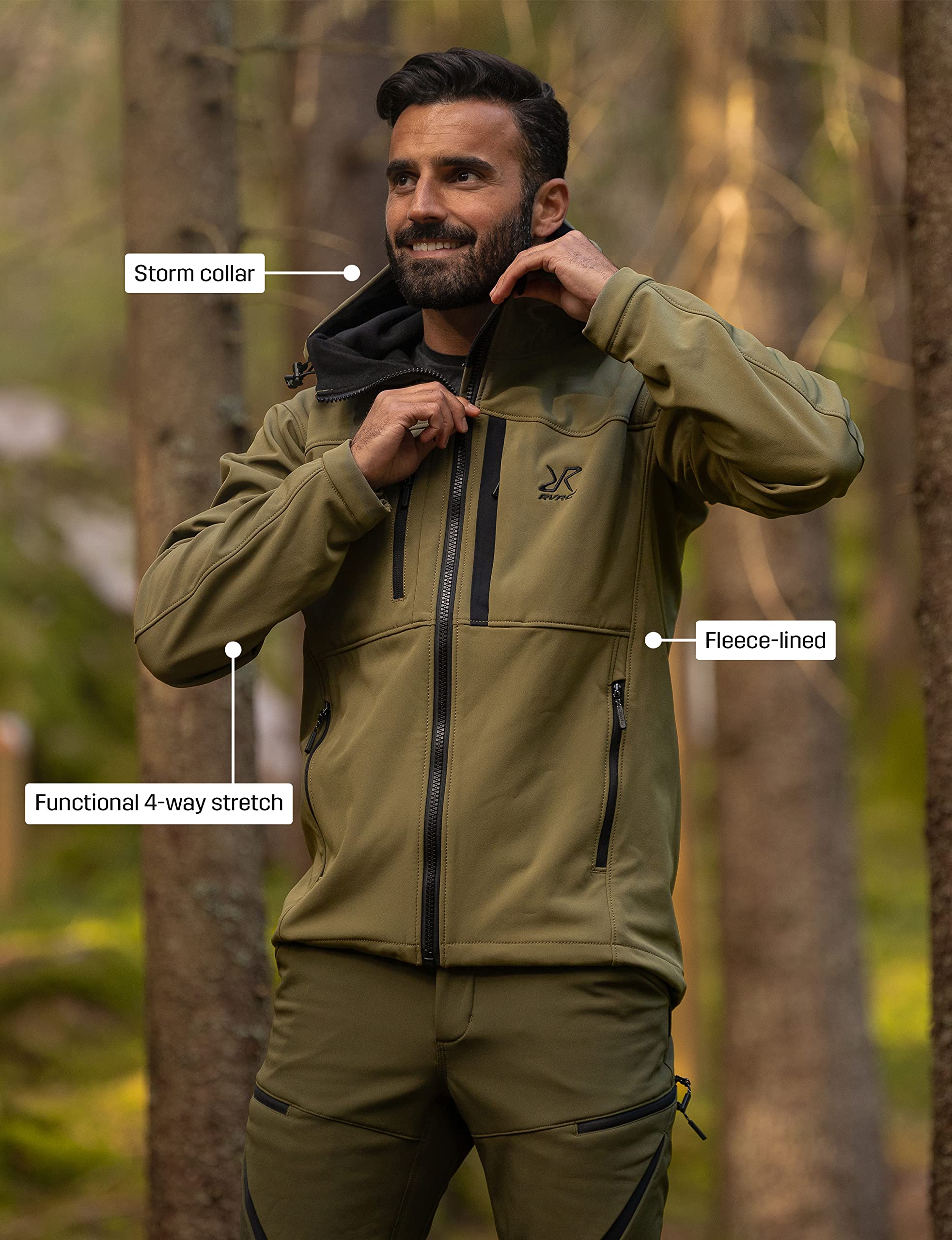 Revolutionrace Mens Hiball Jacket Durable And Functional Softshell