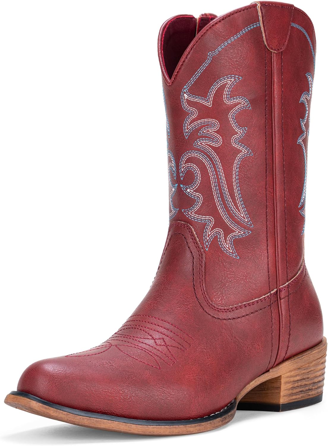 JEOSSY Women's Cowboy Boots - Embroidered Country Style